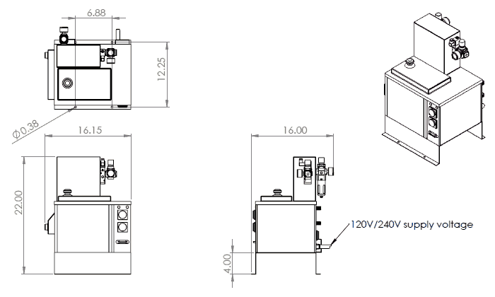 EconoMelt™ 10 Industrial Hot Melt Tank