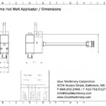 high volume hot melt applicator