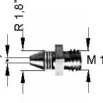 Nozzles available with 1, 1.9, 2.5 and 3mm orifice (Nozzles are replacement items are are not rebuildable)