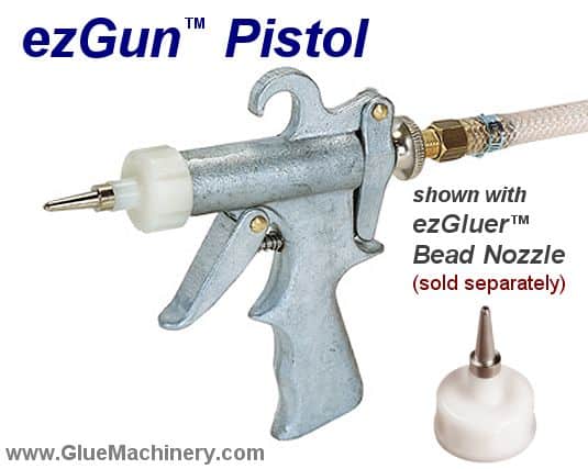 EzGun™ Pistol Glue Applicator  Cold Glue Handguns and Nozzles