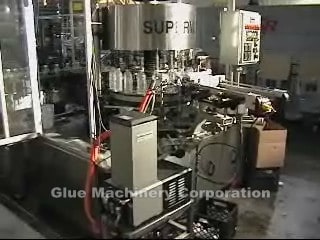Label Pick Up Glue System