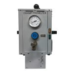 premelt tank with temperature gauge and spigot