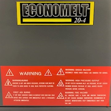 EconoMelt™ 20-2/4 Hot Melt Handgun System Package
