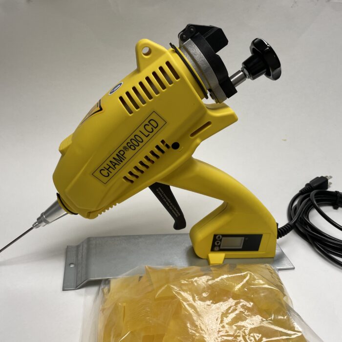 Champ™ 3, Champ™ 600, or Champ™ 600 LCD Gun with Hosel Nozzle and GIA1065 Pressure Sensitive Adhesive