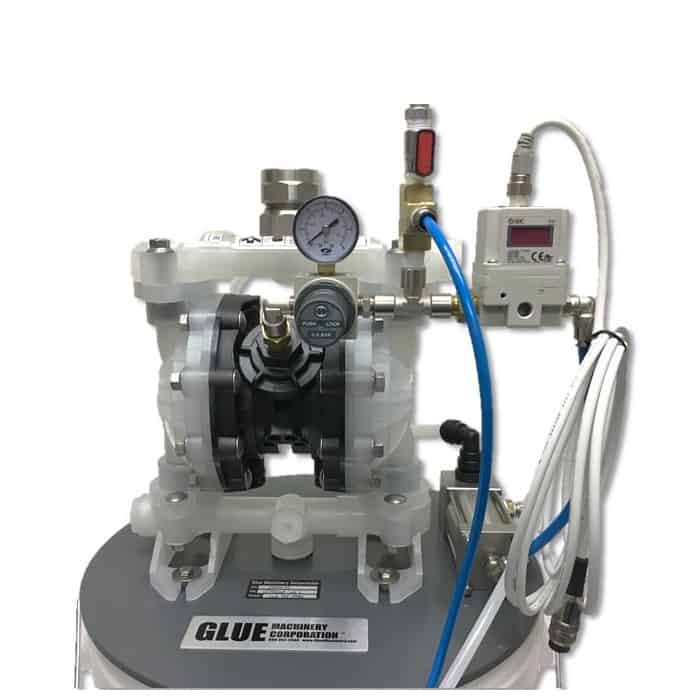 Z Glue Diaphragm Pump / Variable Volume Glue Machinery Corp