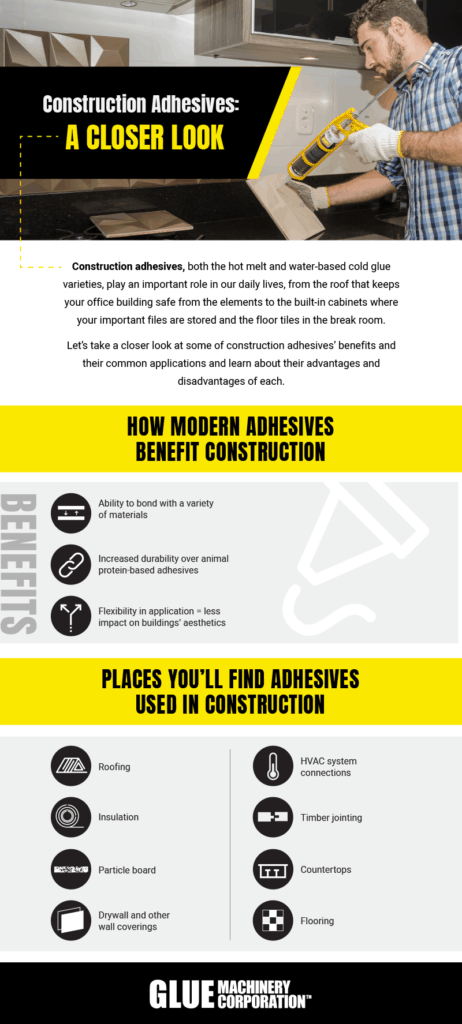 How Adhesives Are Used in the Construction Industry Glue Machinery Corporation