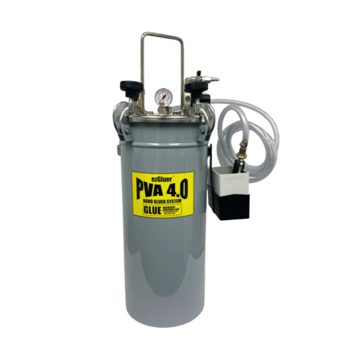ezGluer™ PVA 4.0 High Performance Cold Glue Pressure Pot - Handgluer System