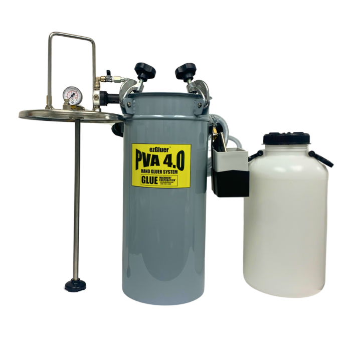 ezGluer™ PVA 4.0 High Performance Cold Glue Pressure Pot - Handgluer System