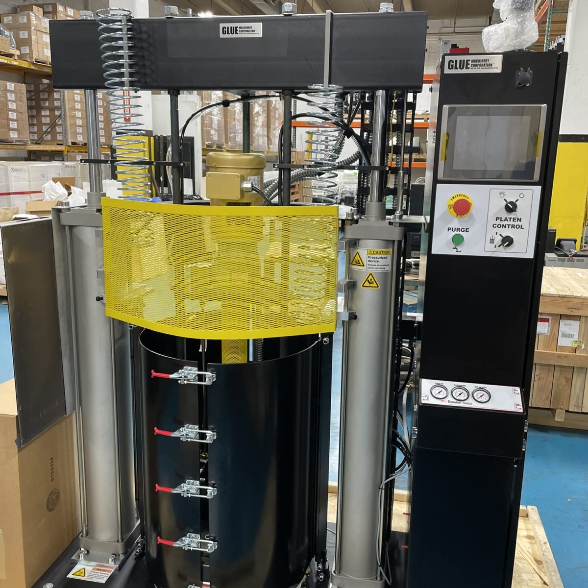 DM55 High Precision Hot Melt 55 Gallon Drum Unloader