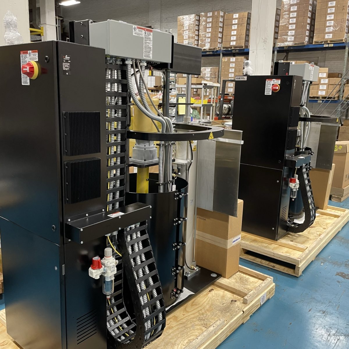 DM55 High Precision Hot Melt 55 Gallon Drum Unloader